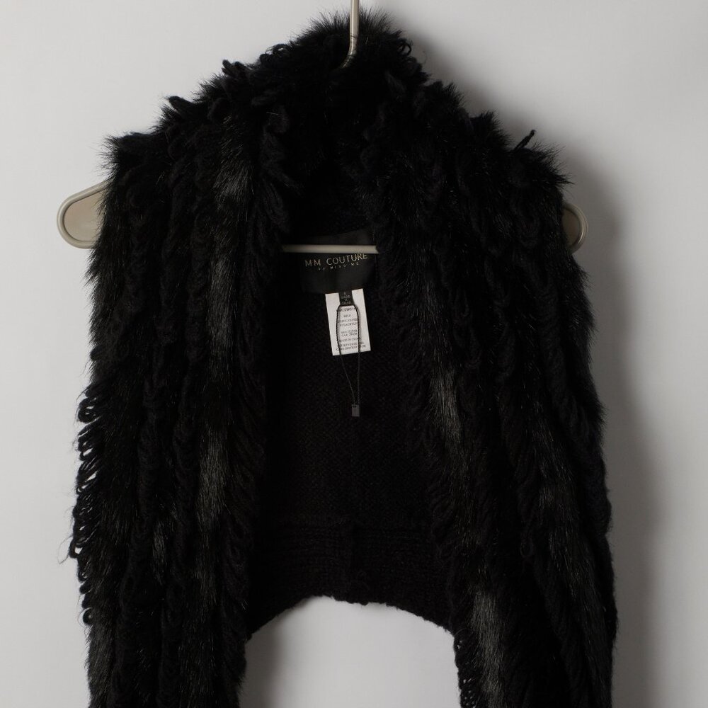 MM Couture Faux Fur Vest S